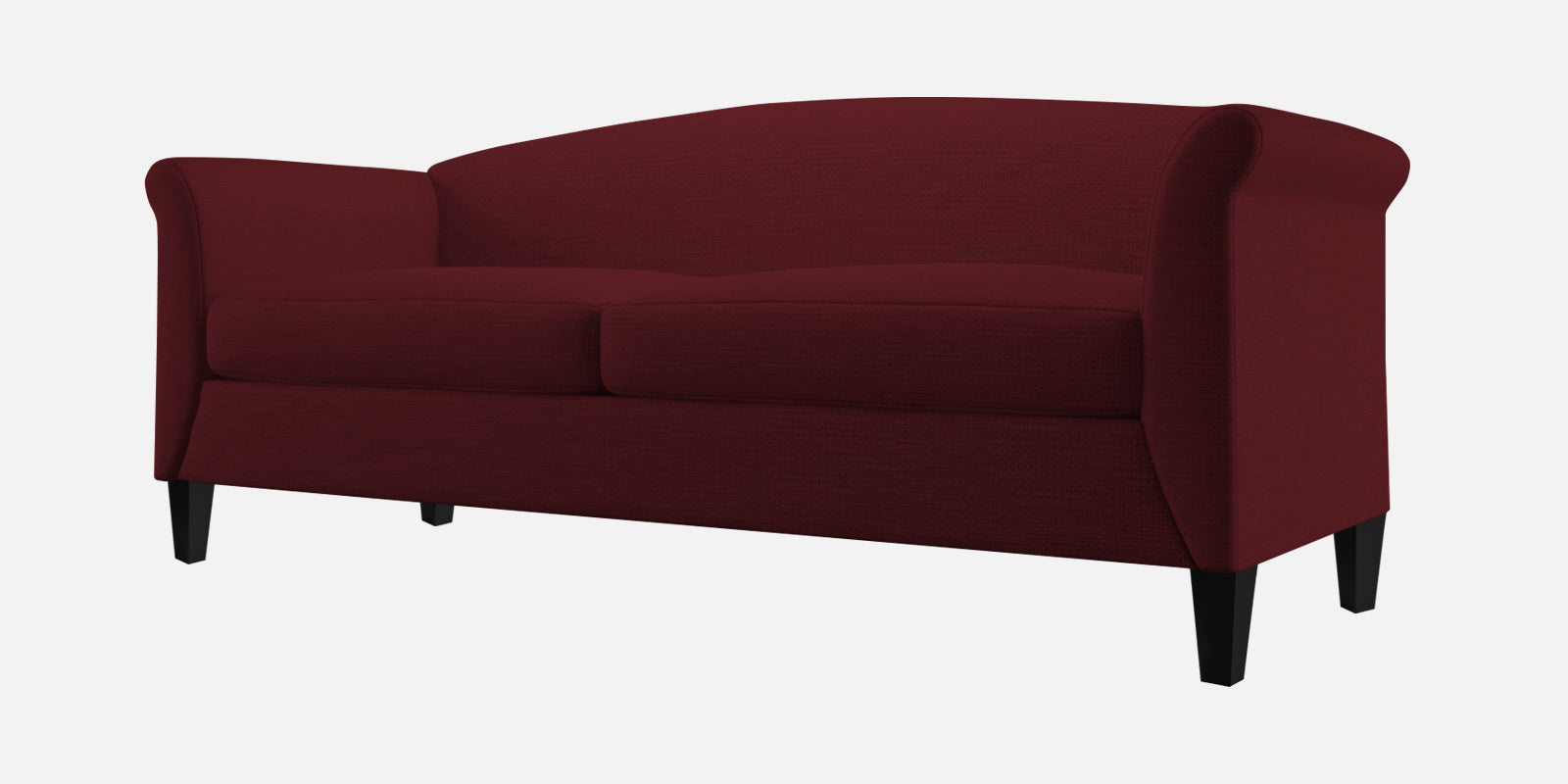 Kimber Fabric 3 Seater Sofa in Blood Maroon Colour