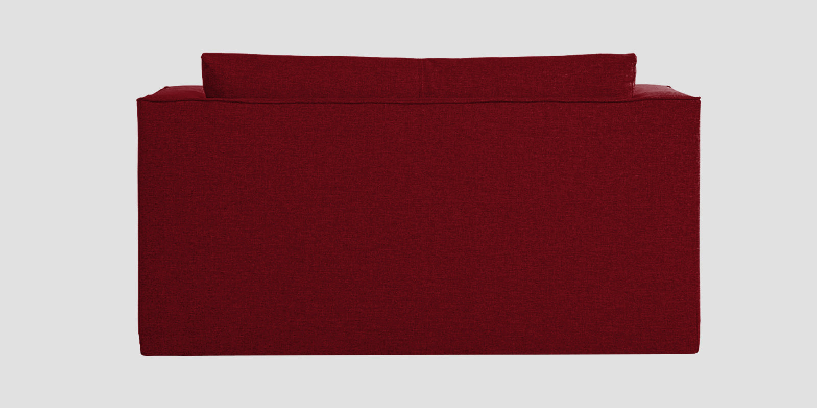 Kenia Fabric 2 Seater Foldable Sofa Cum Bed In Ruby Red Colour - Febonic Living