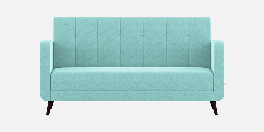 Wiki Velvet 3 Seater Sofa In Barmunda Aqua Colour - Febonic Living