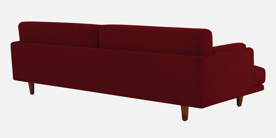 Ricky Fabric 3 Seater Sofa In Ruby Red Colour - Febonic Living