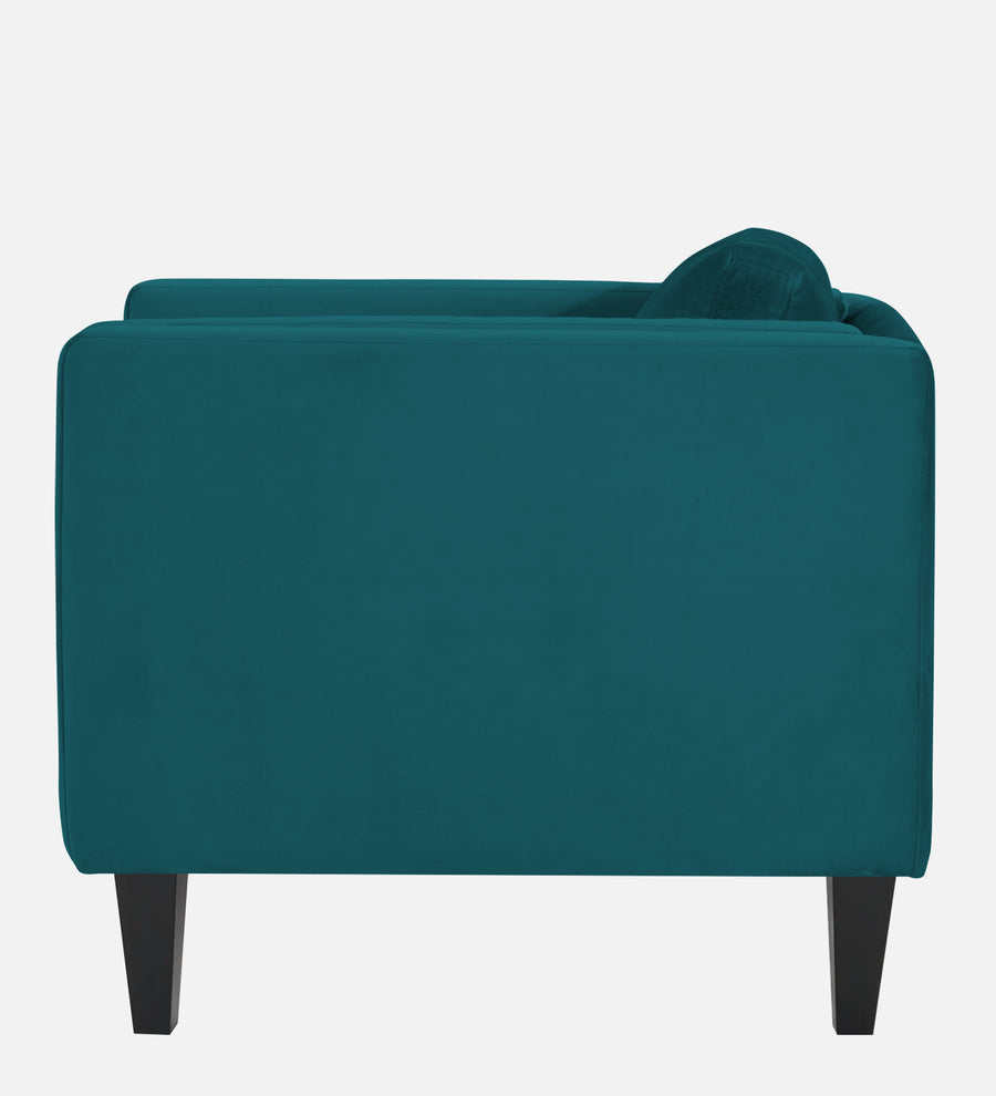 Jasper Velvet 1 Seater Sofa In Pine Green Colour - Febonic Living