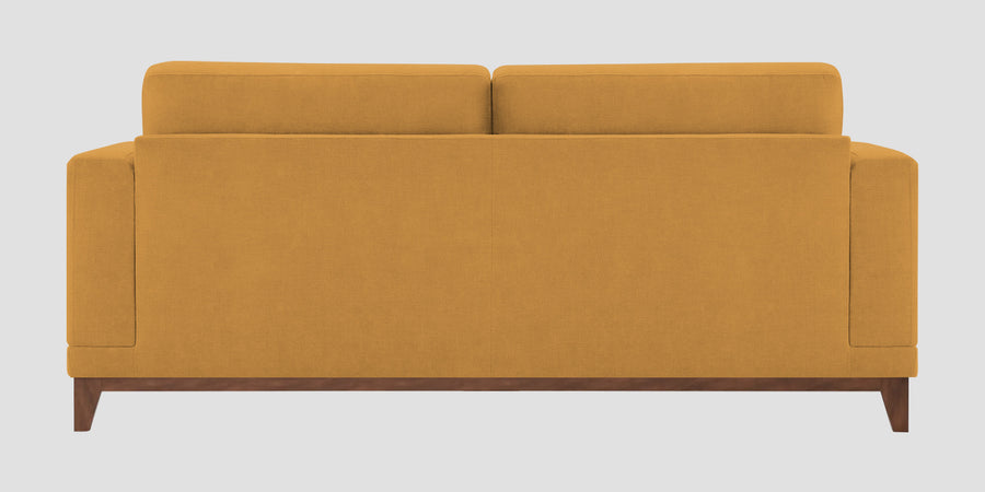 Esha Fabric 2 Seater Sofa In Corn Yellow Colour - Febonic Living