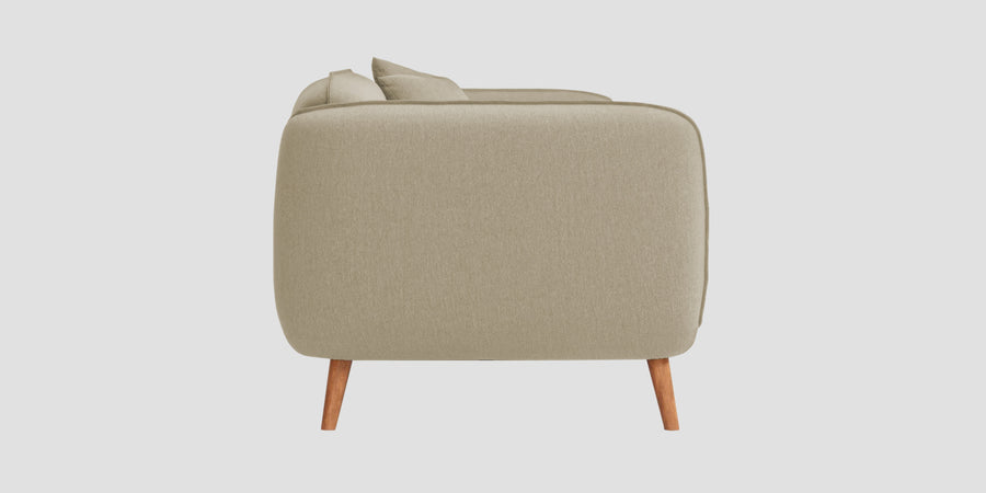 Zia Fabric 2 Seater Sofa In Honey Beige Colour - Febonic Living