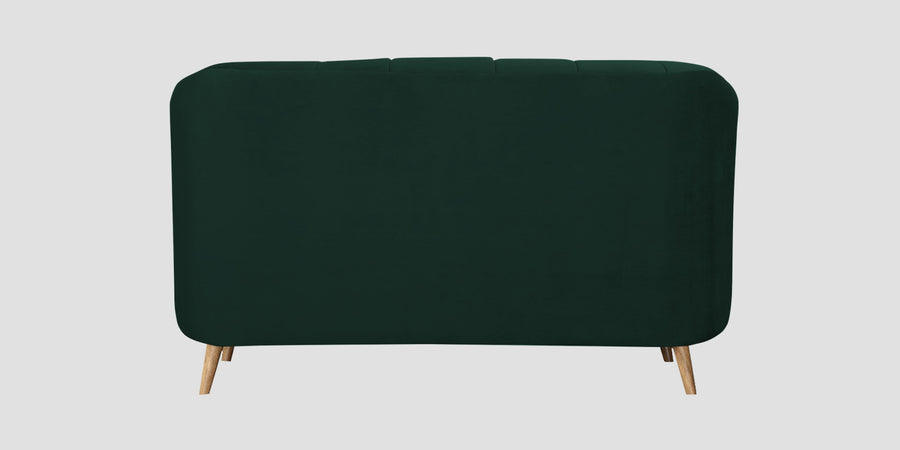 Kaylee Velvet 2 Seater Sofa In Forest Green Colour - Febonic Living