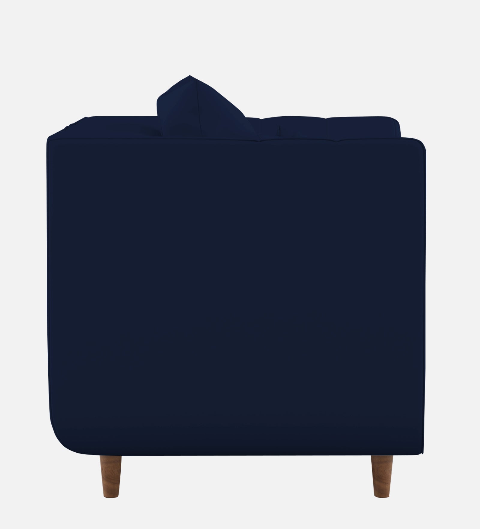 Sumo Velvet 1 Seater Sofa in Indigo Blue Colour