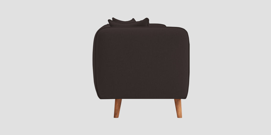 Reva Fabric 2 Seater Sofa In Pebble Brown Colour - Febonic Living