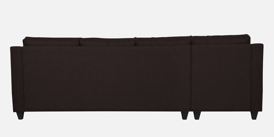 Welly Fabric Rhs Sectional Sofa 3 Lounger In Dark Brown Colour - Febonic Living