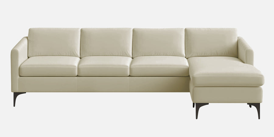 Haru Fabric Lhs Sectional Sofa 3 Lounger In Warm White Colour - Febonic Living