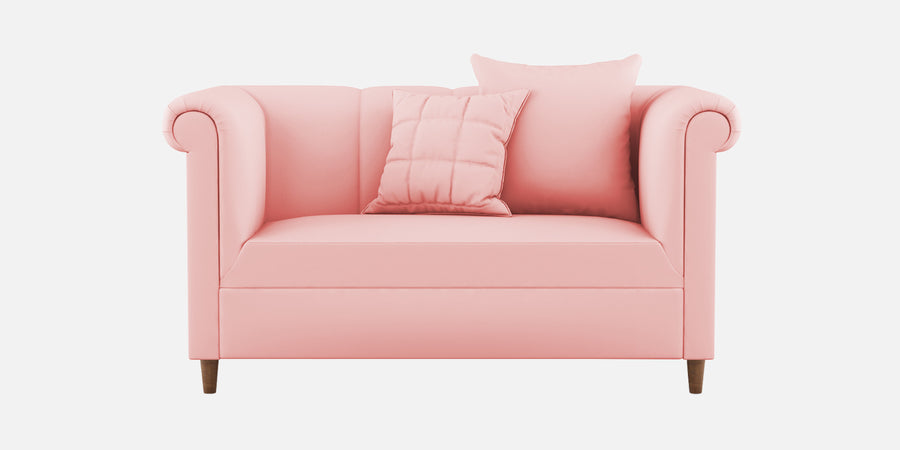 Rubi Velvet 2 Seater Sofa In Millennial Pink Colour - Febonic Living