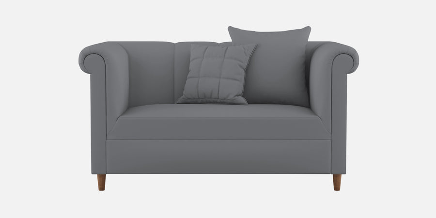 Rubi Velvet 2 Seater Sofa In Pubble Grey Colour - Febonic Living