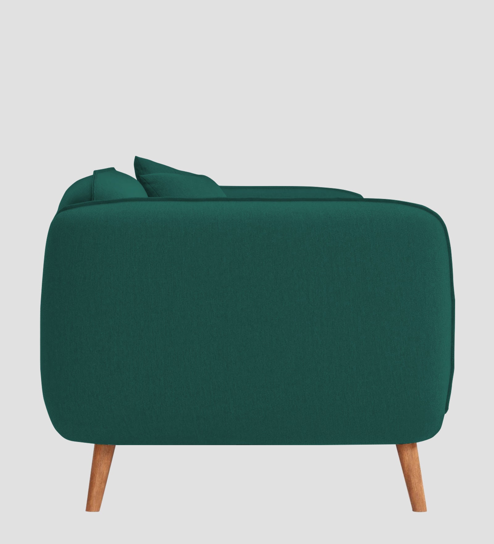 Zia Fabric 1 Seater Sofa In Sage Green Colour