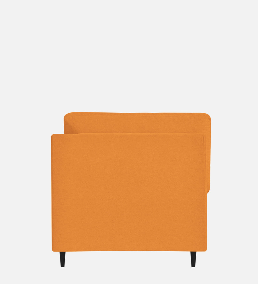 Jonze Velvet Lhs Chaise Lounger In Tangerine Orange Colour - Febonic Living