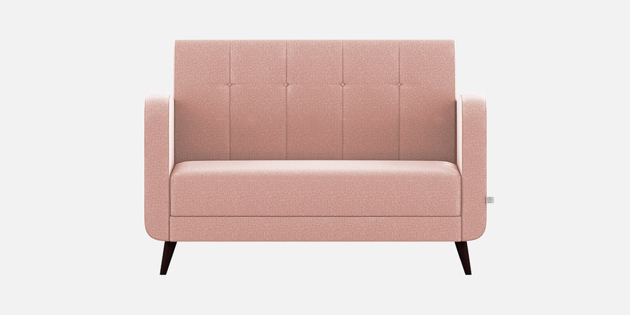 Wiki Velvet 2 Seater Sofa In Blush Pink Colour - Febonic Living