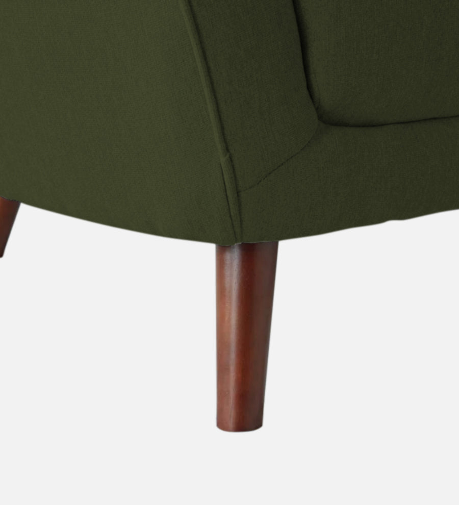 Benjamin Fabric 1 Seater Sofa In Olive Green Colour - Febonic Living