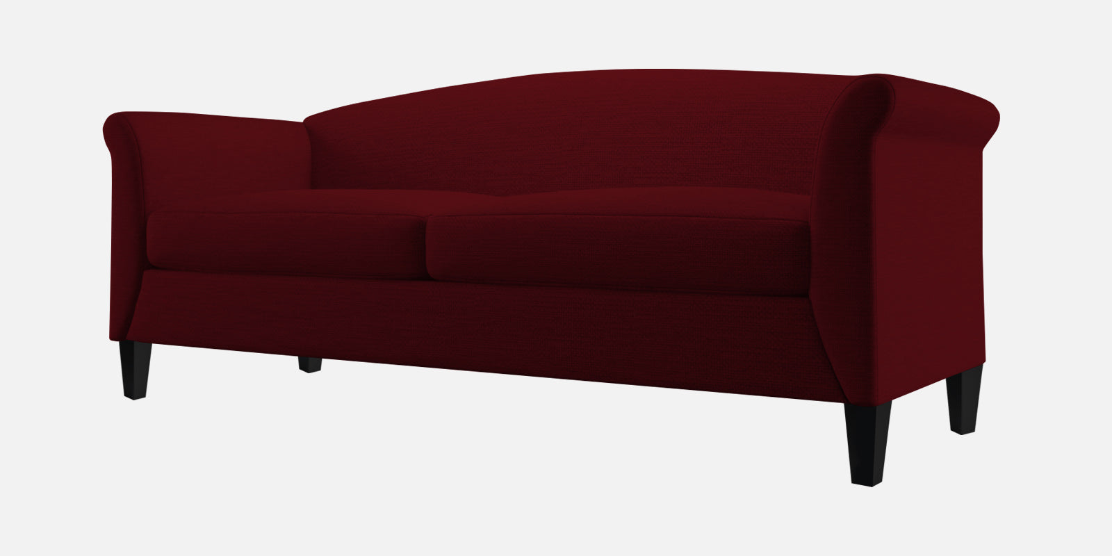 Kimber Fabric 3 Seater Sofa in Ruby Red Colour