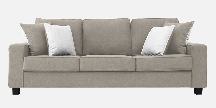 Ladybug Fabric 3 Seater Sofa In Ash Grey Colour - Febonic Living