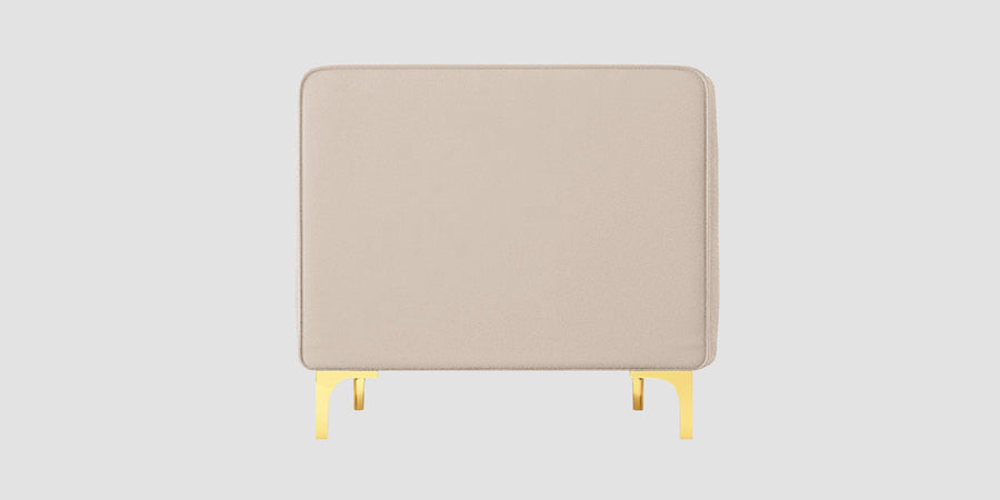 Saban Velvet 2 Seater Sofa In Camel Beige Colour - Febonic Living