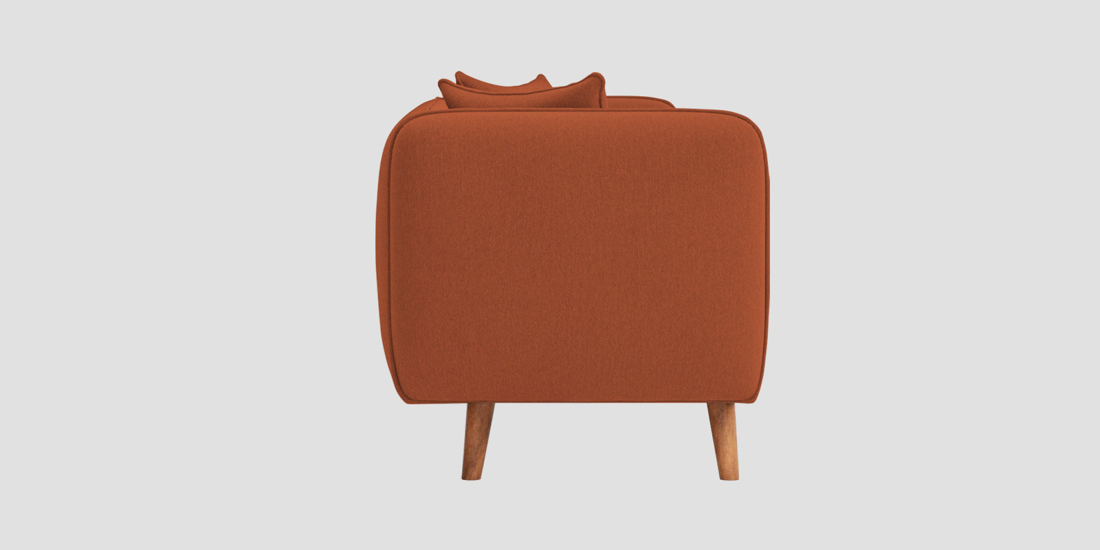 Reva Fabric 2 Seater Sofa In Royal Orange Colour - Febonic Living
