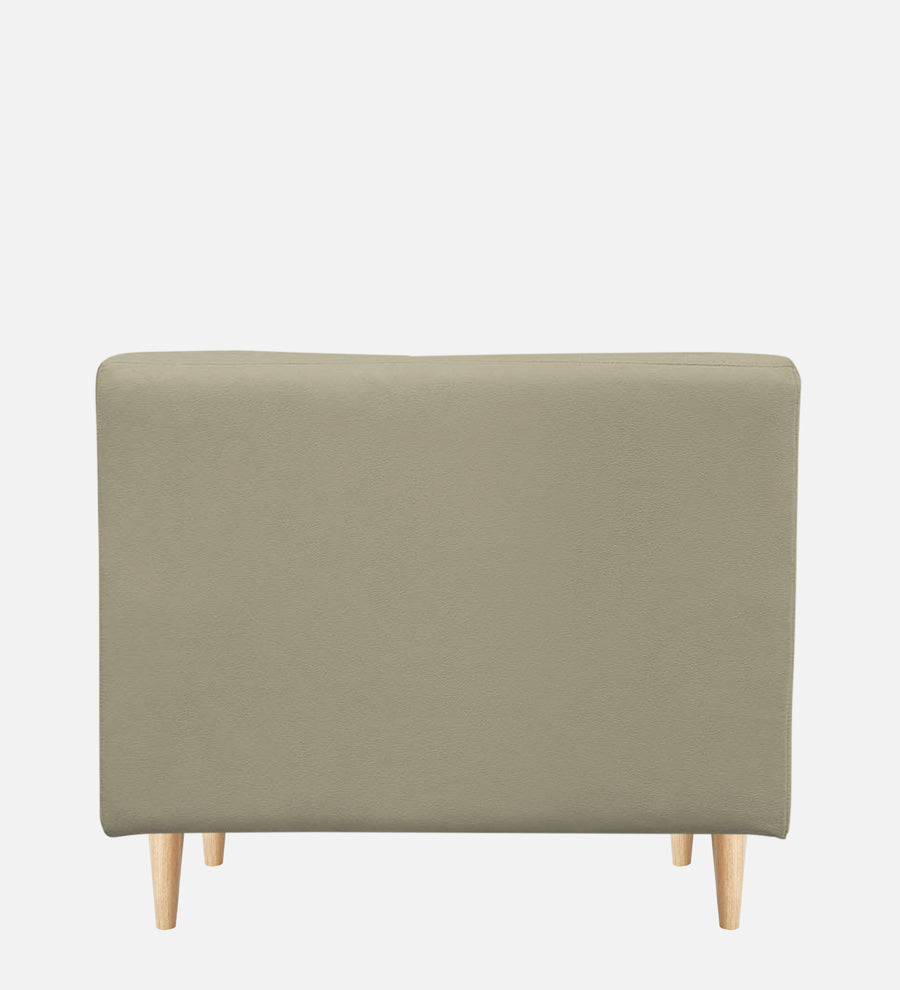 Woody Fabric 1 Seater Sofa In Carnival Beige Colour - Febonic Living
