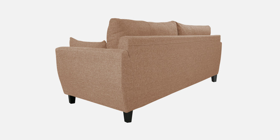 Mario Fabric 3 Seater Sofa In Cosmic Beige Colour - Febonic Living
