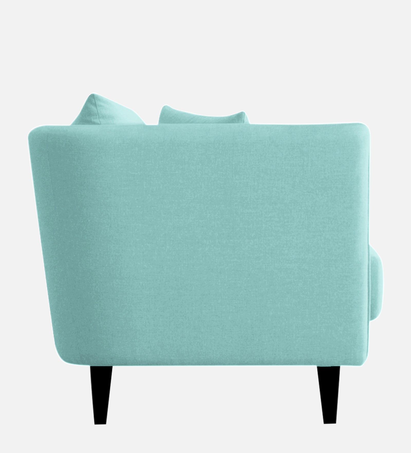 Norway Velvet 1 Seater Sofa In Barmunda Aqua Colour