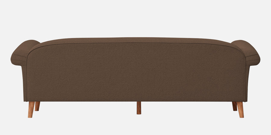 Barber Fabric 3 Seater Sofa In Rose Brown Colour - Febonic Living