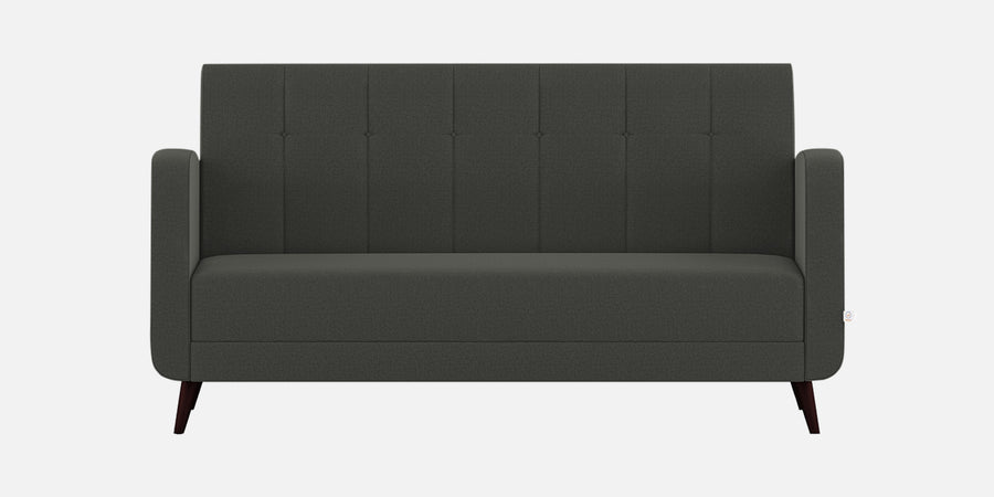 Wiki Velvet 3 Seater Sofa In Hory Grey Colour - Febonic Living