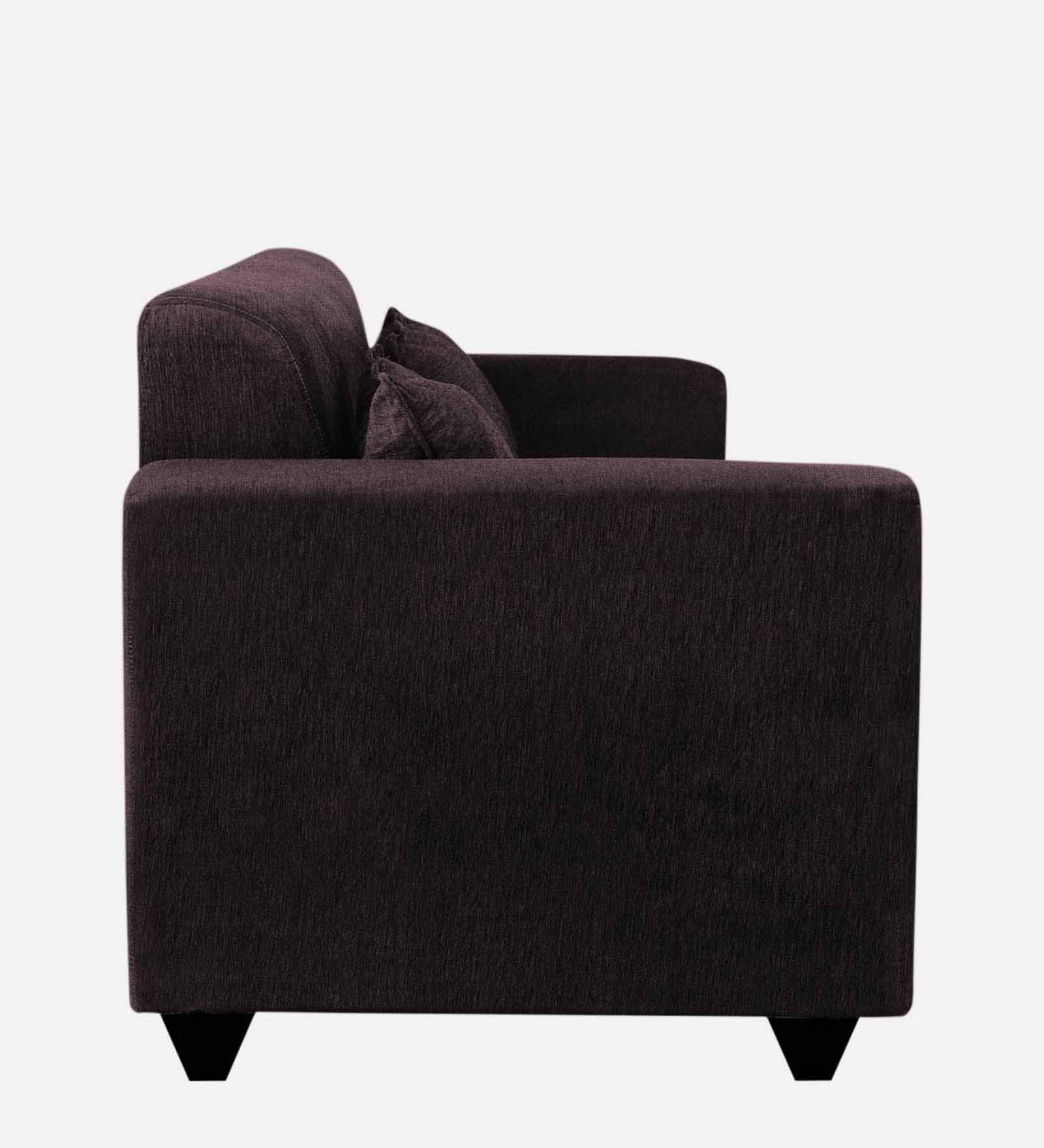 Nebula Fabric 1 Seater Sofa in Cara Brown Colour