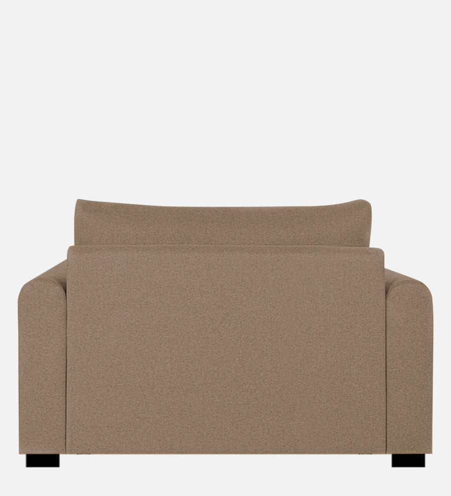 Sigma Fabric 1 Seater Sofa In Cookie Beige Colour - Febonic Living
