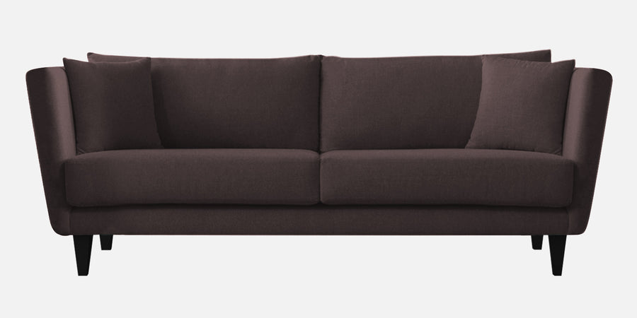 Norway Velvet 3 Seater Sofa In Mocha Brown Colour - Febonic Living