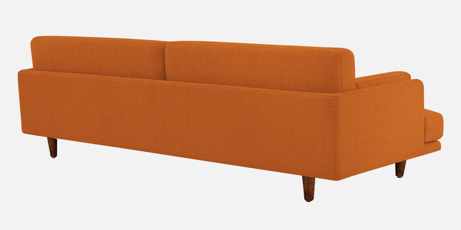 Ricky Fabric 3 Seater Sofa In Vivid Orange Colour - Febonic Living