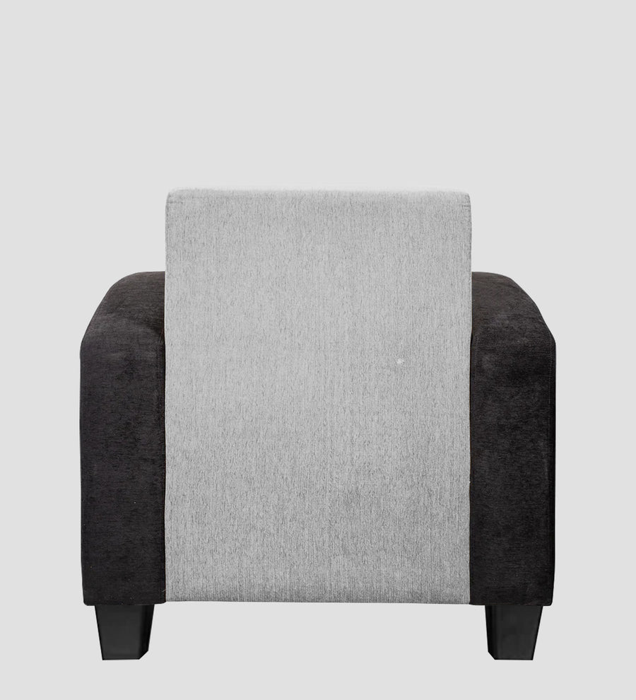 Alex Fabric 1 Seater Sofa In Lit Grey Colour - Febonic Living