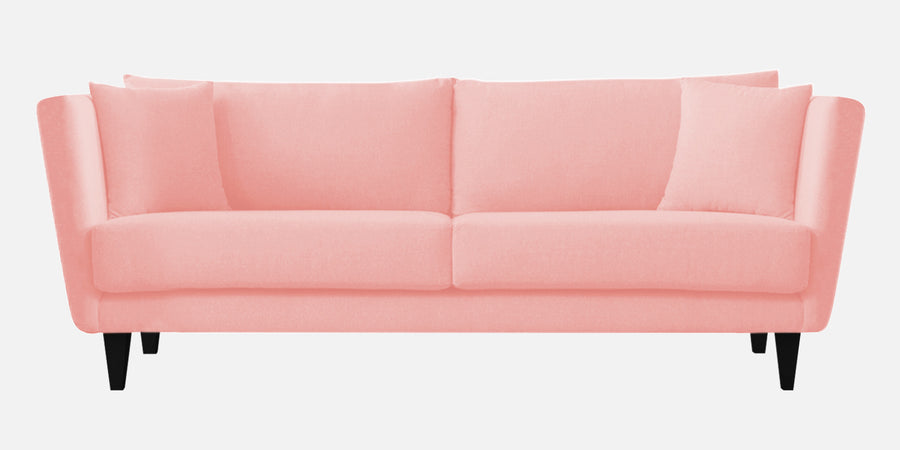 Norway Velvet 3 Seater Sofa In Millennial Pink Colour - Febonic Living
