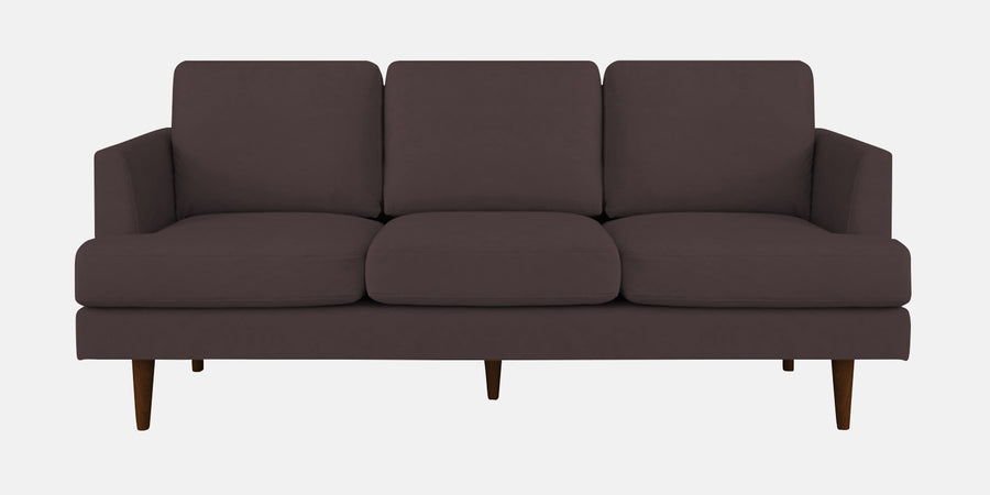 Motra Velvet 3 Seater Sofa In Mocha Brown Colour - Febonic Living