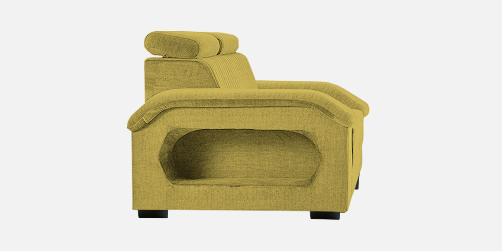 Draco Fabric 2 Seater Sofa In Parrot Green Colour