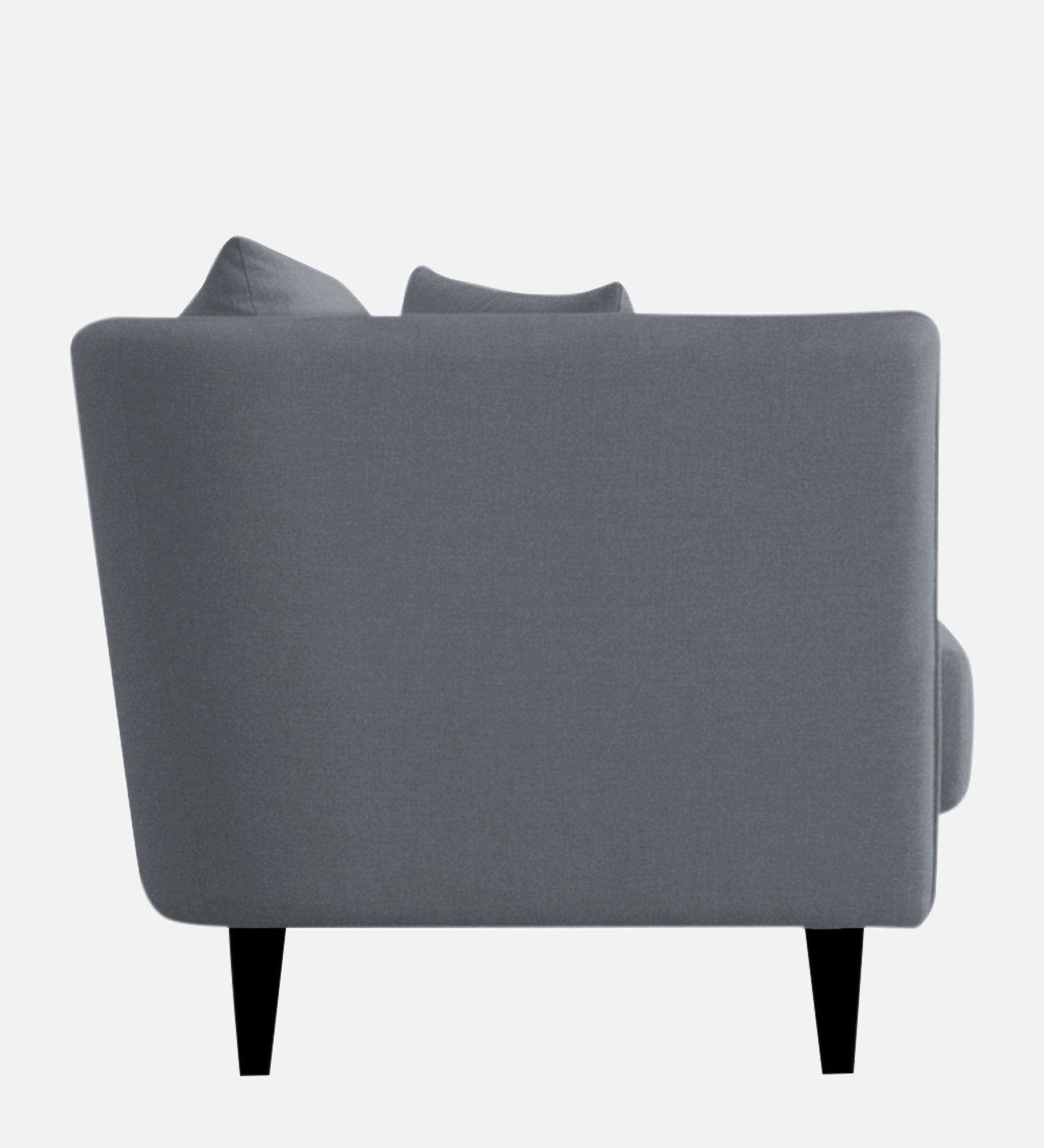 Norway Velvet 1 Seater Sofa In Pubble Grey Colour