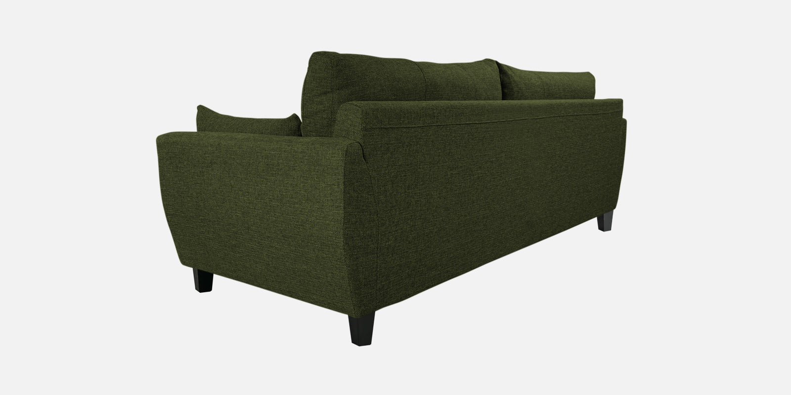 Mario Fabric 3 Seater Sofa in Olive Green Colour