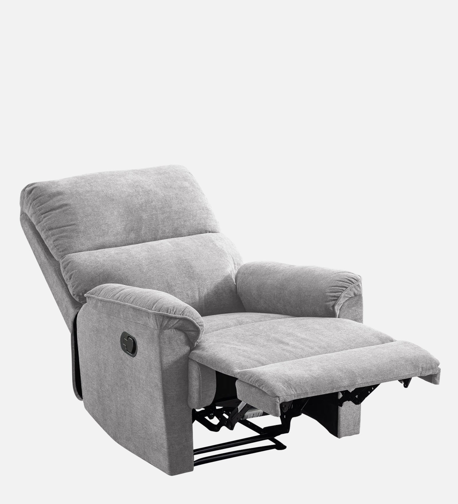 Abby Fabric Manual 1 Seater Recliner In Lit Grey Colour