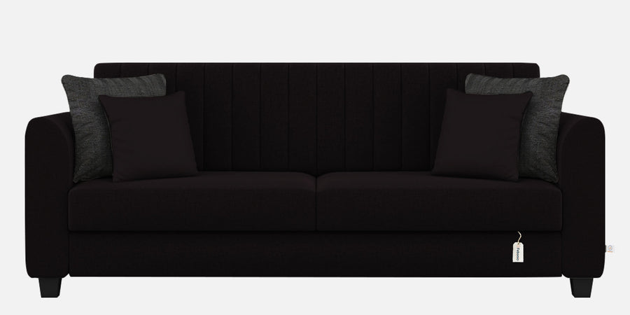 Cosmic Fabric 3 Seater Sofa In Cara Brown Colour - Febonic Living