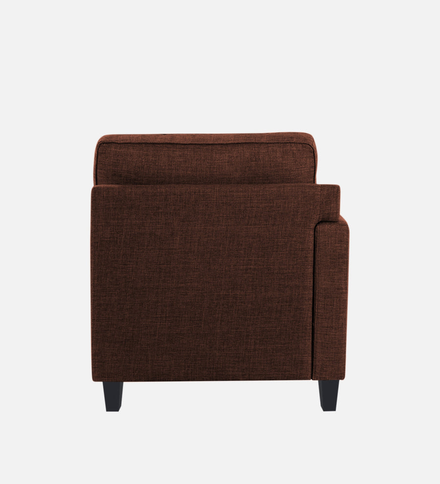 Harry Fabric Lhs Chaise Lounger In Coffee Brown Colour - Febonic Living