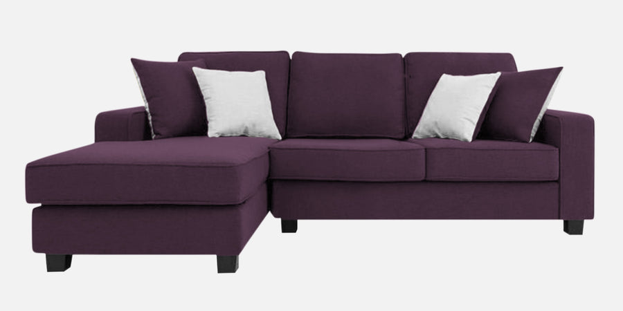 Ladybug Fabric Rhs Sectional Sofa 2 Lounger In Greek Purple Colour - Febonic Living