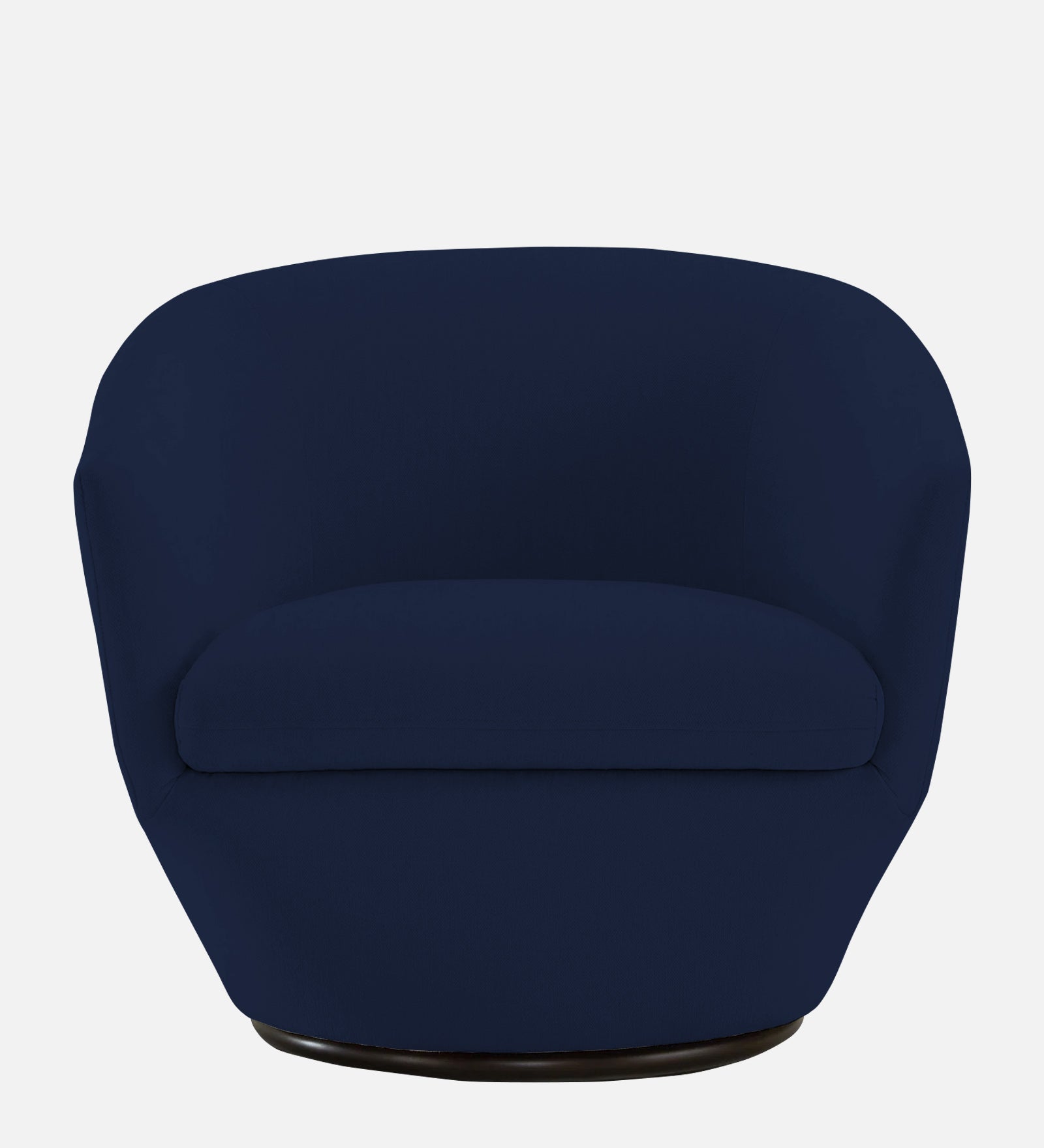 Haddie Velvet Swivel Chair in Indigo Blue Colour