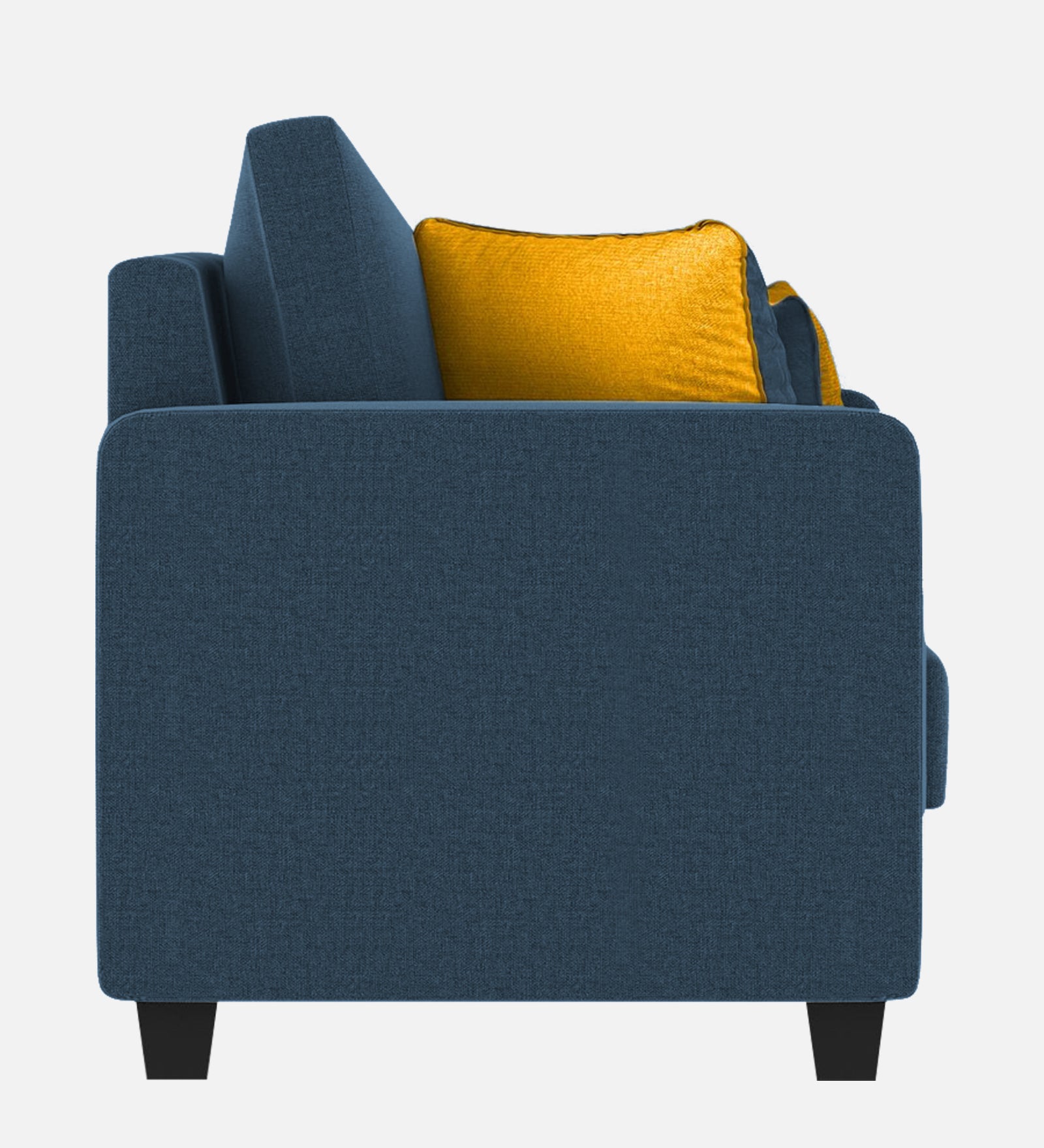 Nabi Fabric 1 Seater Sofa In Light Blue Colour