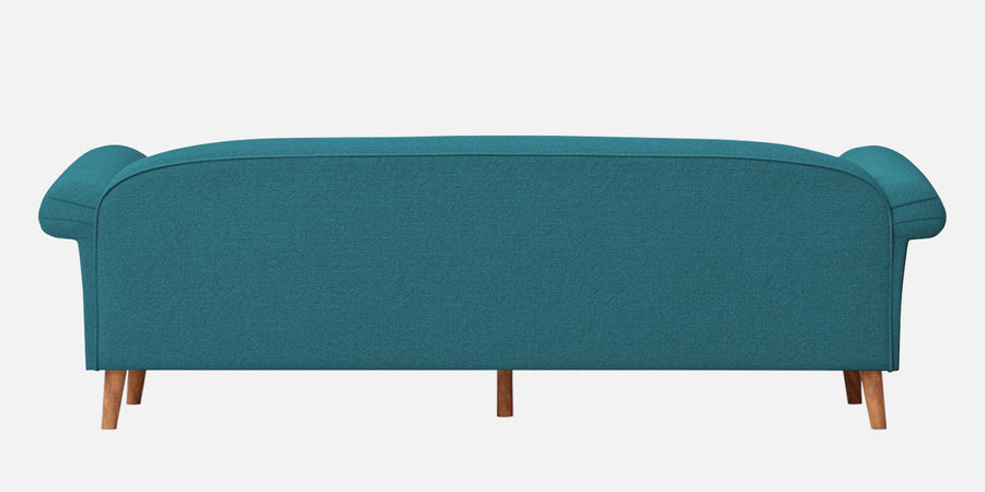 Barber Fabric 3 Seater Sofa In Water Blue Colour - Febonic Living