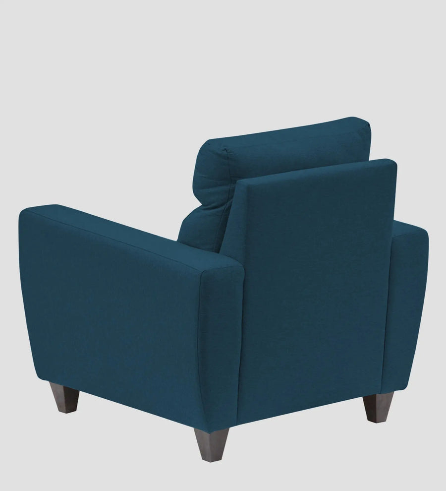 Burban Fabric 1 Seater Sofa In Eclipse Blue Colour - Febonic Living