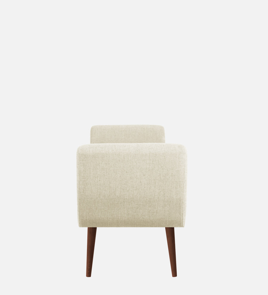 Cartes Velvet Bench In Warm White Colour - Febonic Living