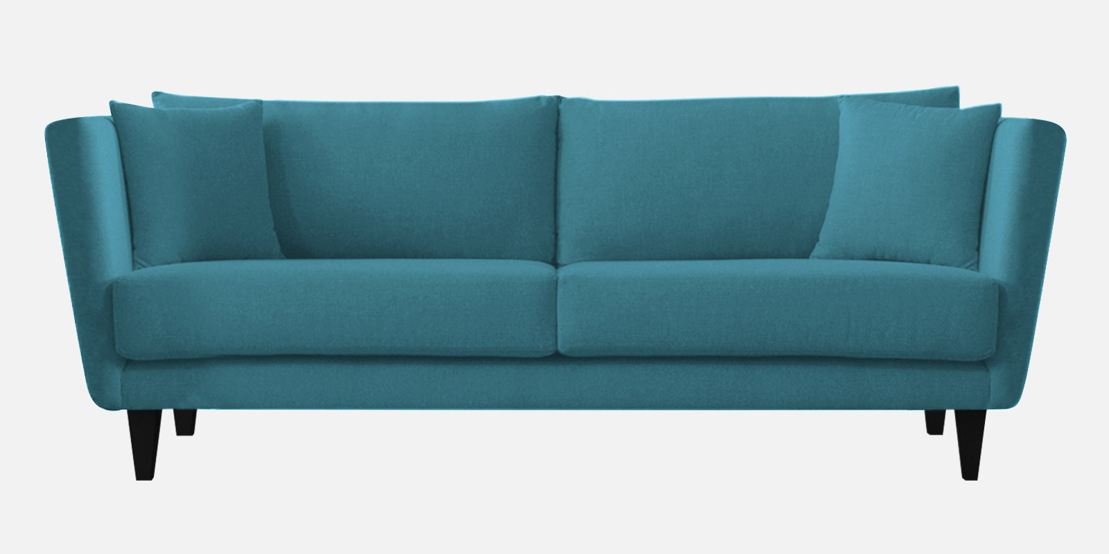 Norway Velvet 3 Seater Sofa In Aqua Blue Colour