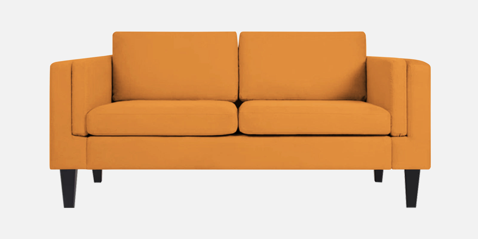 Jasper Velvet 2 Seater Sofa in Tangerine orange Colour