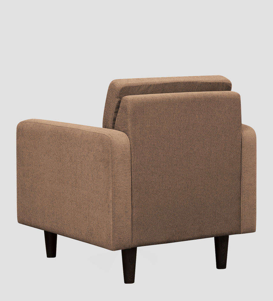 Noha Fabric 1 Seater Sofa In Cosmic Beige Colour - Febonic Living