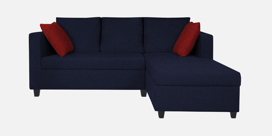 Nebula Fabric Lhs Sectional Sofa 2 Lounger In Royal Blue Colour - Febonic Living
